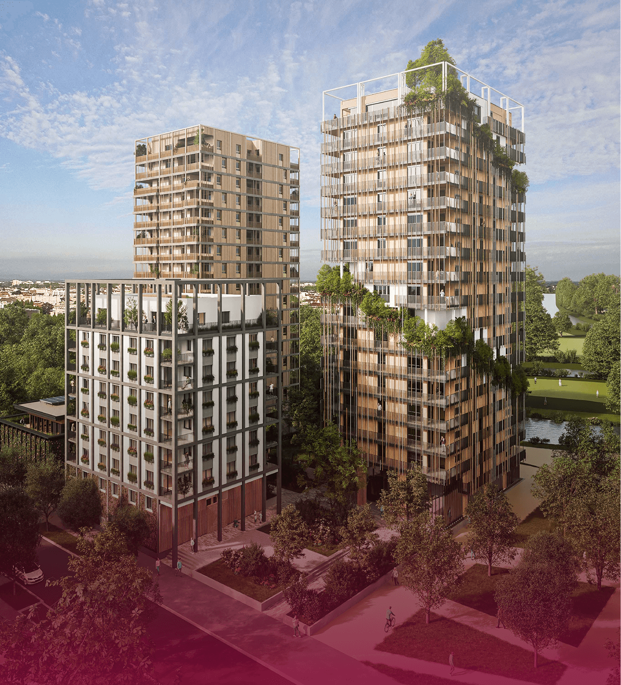 Vue extérieure - Residence Aartis | Appartement neuf de 2 à 4 pièces au Wacken